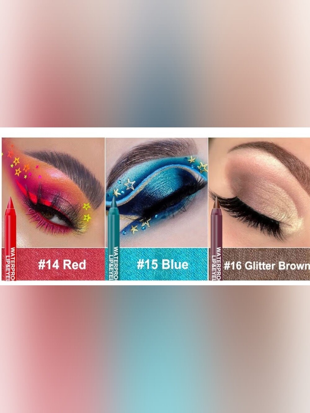 Waterproof Eyeliner Or Lipliner Pencil - Choice Of ONE - Picture 5 of 6